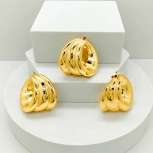 Flower Earrings & Pendant Set