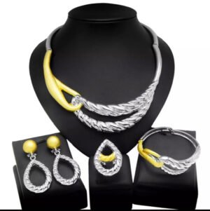 Dubai Silver Jewelry Set